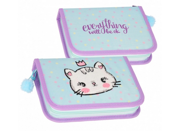 Piórnik 1zamek 2klapki bez wyposażenia Kitty 576199 STARPAK